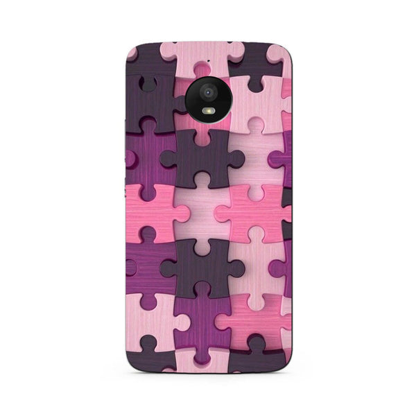 Puzzle Case for Moto E4 Plus (Design - 199)