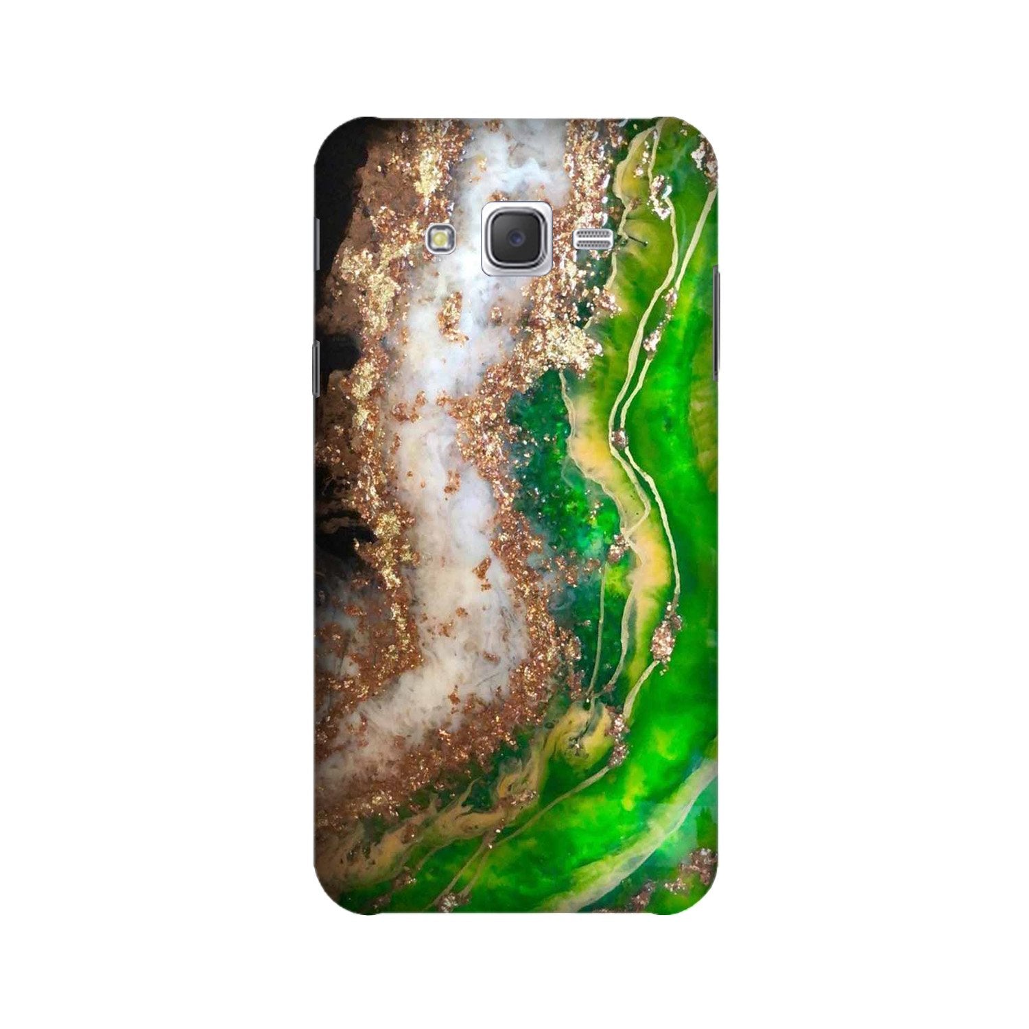 Marble Texture Mobile Back Case for Galaxy J7 (2015) (Design - 307)