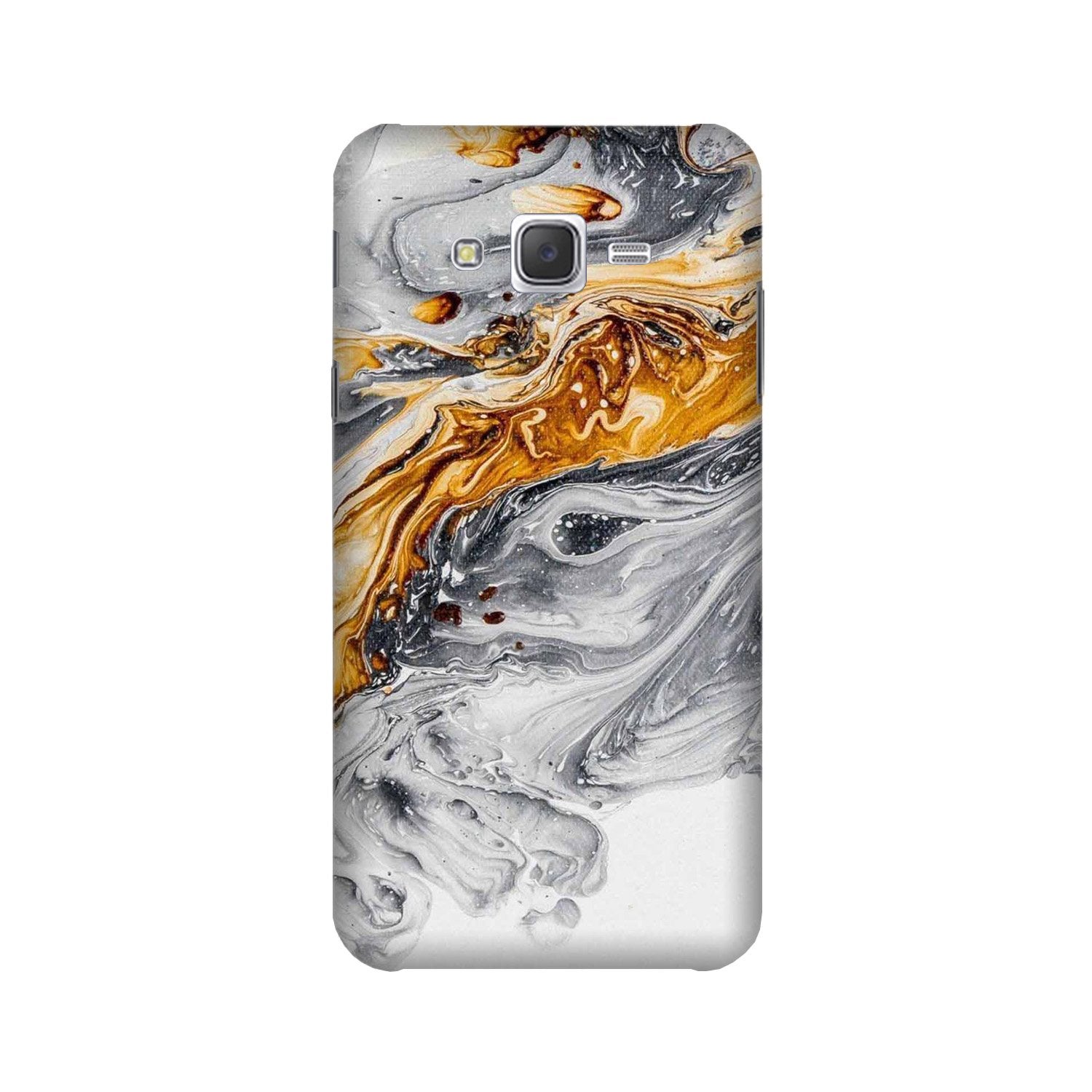 Marble Texture Mobile Back Case for Galaxy J7 (2015) (Design - 310)