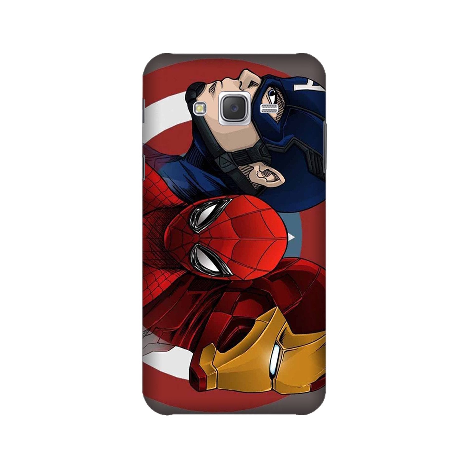 Superhero Mobile Back Case for Galaxy J7 (2015) (Design - 311)