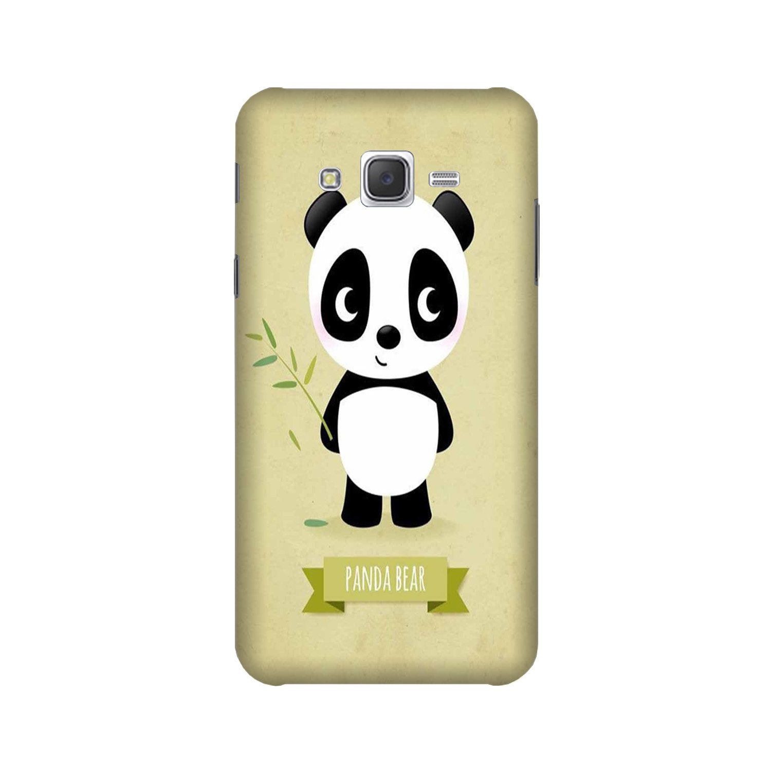 Panda Bear Mobile Back Case for Galaxy J7 (2015) (Design - 317)