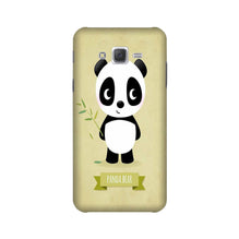 Panda Bear Mobile Back Case for Galaxy J3 (2015)  (Design - 317)