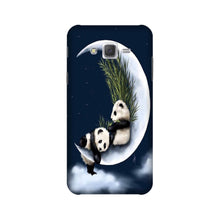 Panda Moon Mobile Back Case for Galaxy E7  (Design - 318)