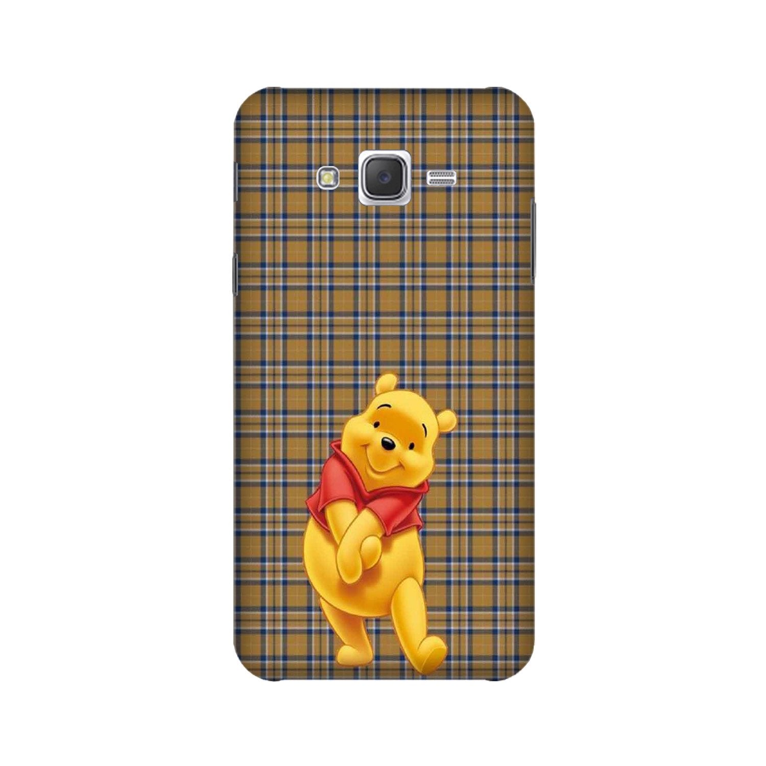 Pooh Mobile Back Case for Galaxy J3 (2015)  (Design - 321)
