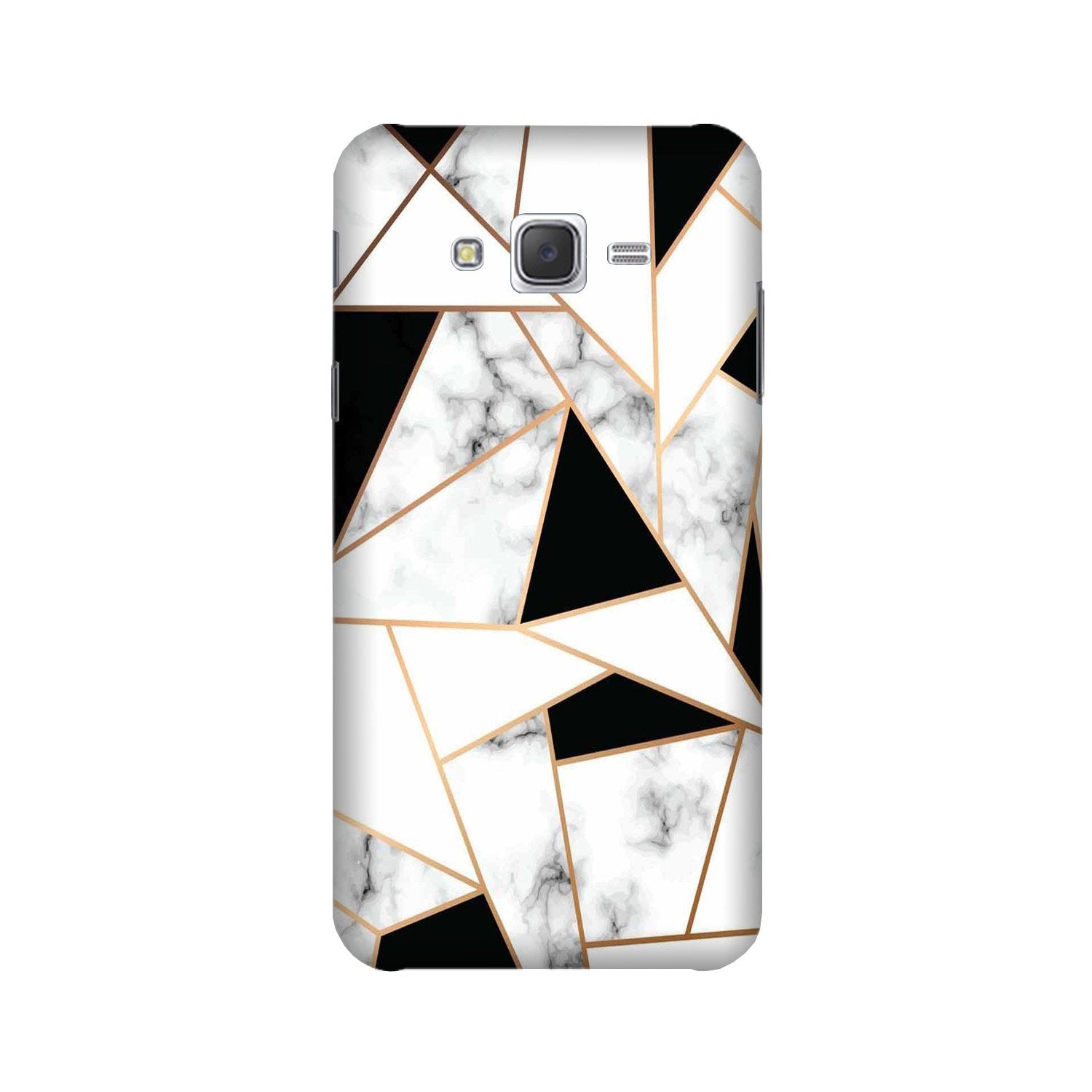 Marble Texture Mobile Back Case for Galaxy J3 (2015)  (Design - 322)
