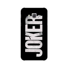 Joker Mobile Back Case for Galaxy J3 (2015)  (Design - 327)
