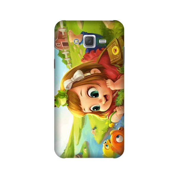 Baby Girl Mobile Back Case for Galaxy E7  (Design - 339)