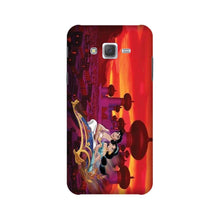 Aladdin Mobile Back Case for Galaxy J7 (2016) (Design - 345)