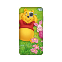 Winnie The Pooh Mobile Back Case for Galaxy J7 (2015) (Design - 348)