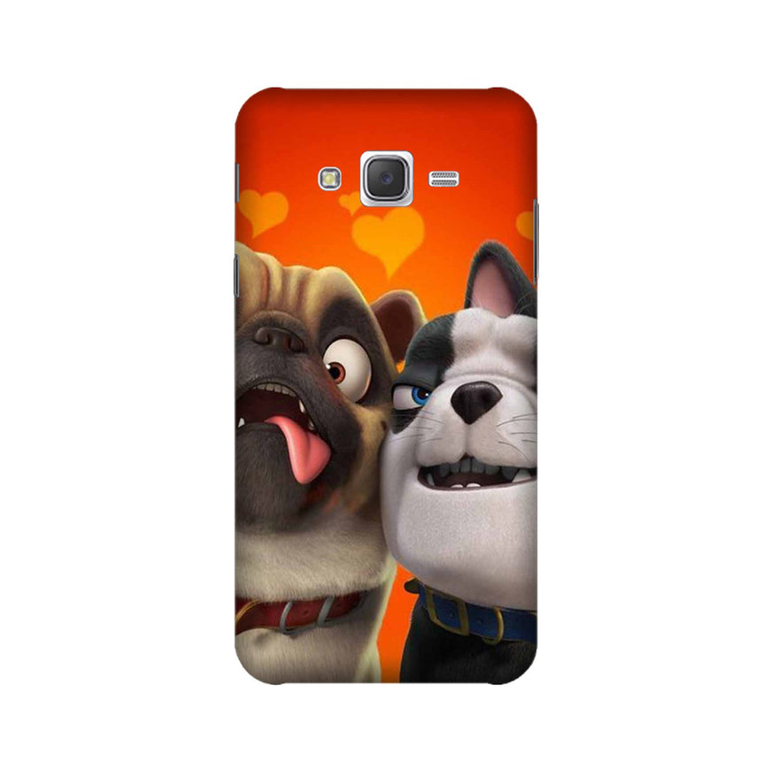 Dog Puppy Mobile Back Case for Galaxy J3 (2015)  (Design - 350)