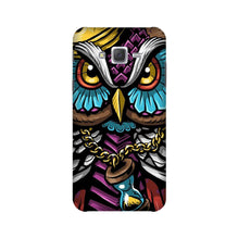Owl Mobile Back Case for Galaxy J7 (2015) (Design - 359)