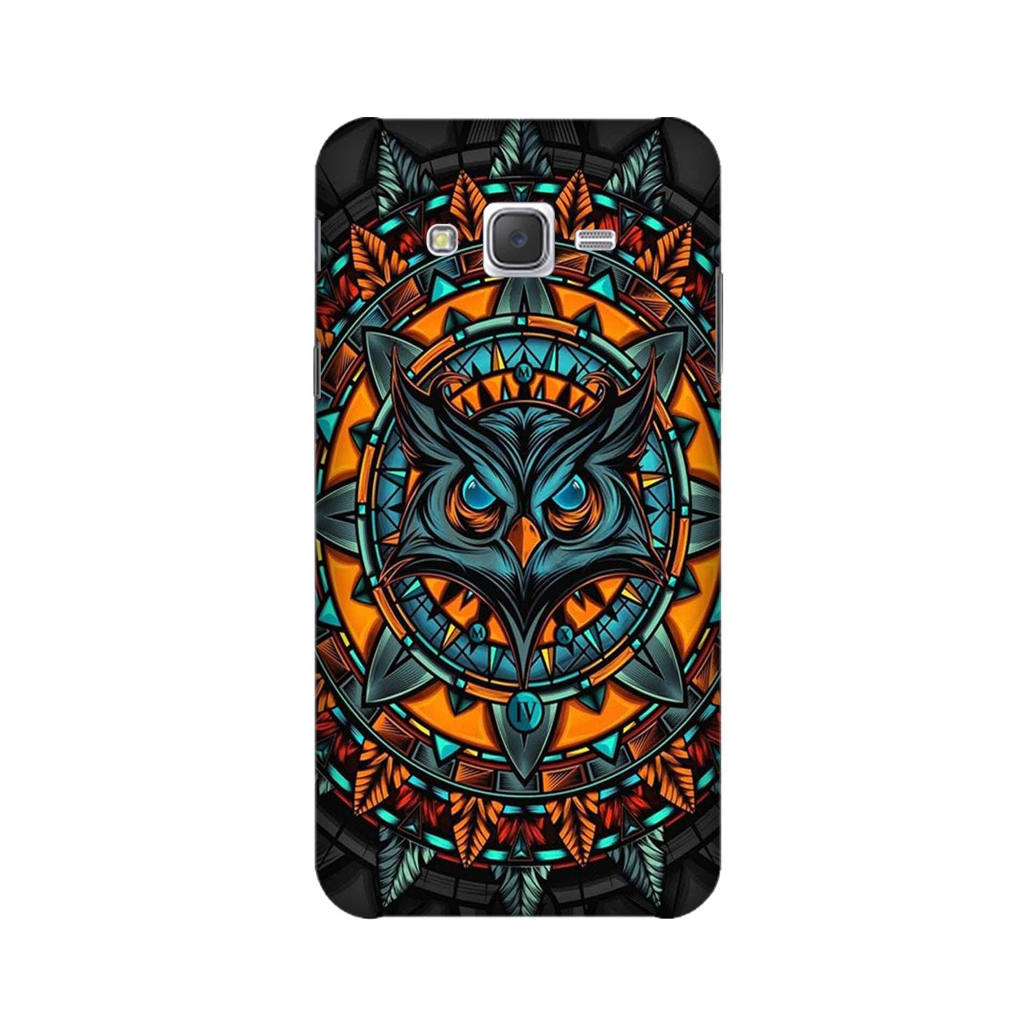 Owl Mobile Back Case for Galaxy E7  (Design - 360)