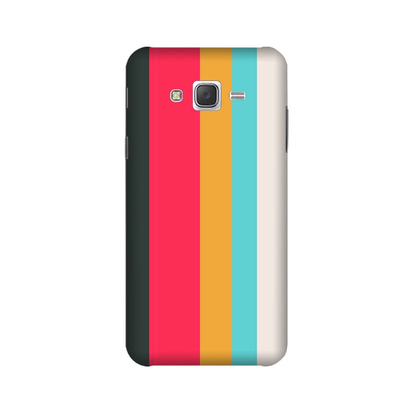 Color Pattern Mobile Back Case for Galaxy E7  (Design - 369)