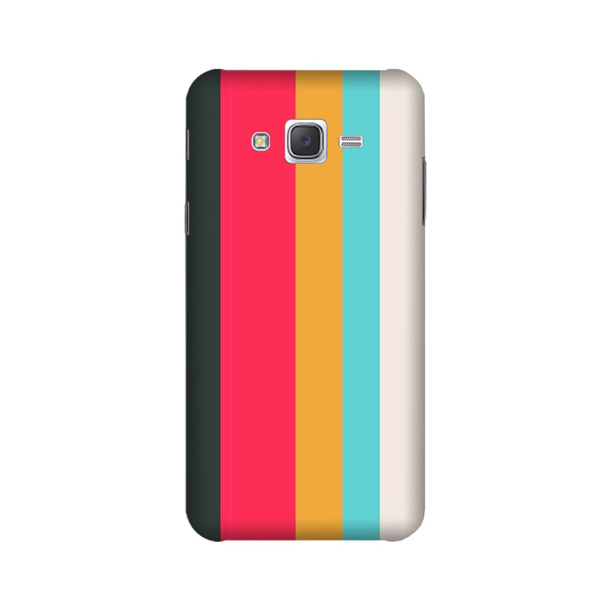 Color Pattern Mobile Back Case for Galaxy E7  (Design - 369)