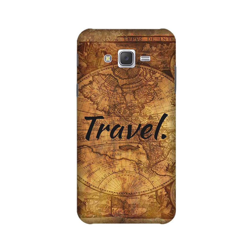 Travel Mobile Back Case for Galaxy J3 (2015)  (Design - 375)