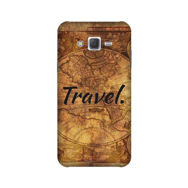 Travel Mobile Back Case for Galaxy E7  (Design - 375)