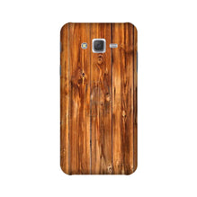 Wooden Texture Mobile Back Case for Galaxy J7 (2016) (Design - 376)