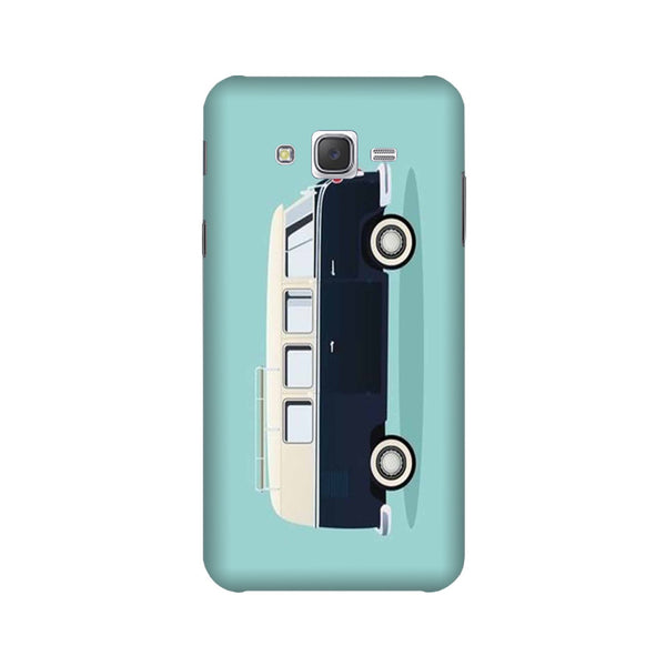Travel Bus Mobile Back Case for Galaxy E7  (Design - 379)