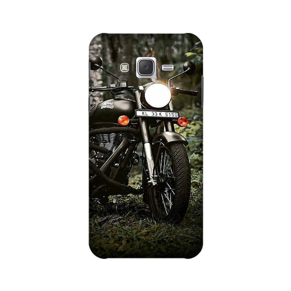 Royal Enfield Mobile Back Case for Galaxy E7  (Design - 384)