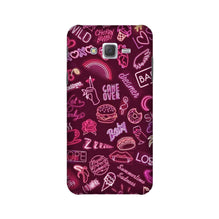 Party Theme Mobile Back Case for Galaxy J7 (2015) (Design - 392)
