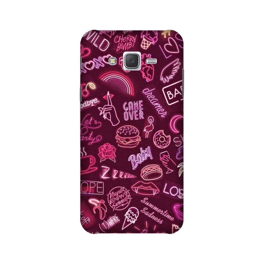 Party Theme Mobile Back Case for Galaxy J3 (2015)  (Design - 392)