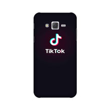 Tiktok Mobile Back Case for Galaxy J3 (2015)  (Design - 396)