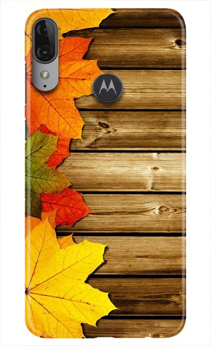 Wooden look3 Case for Moto E6s