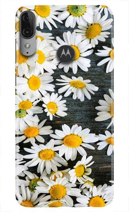 White flowers2 Case for Moto E6s