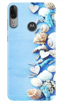 Sea Shells2 Mobile Back Case for Moto E6s (Design - 64)