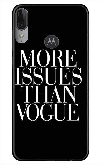 More Issues than Vague Case for Moto E6s