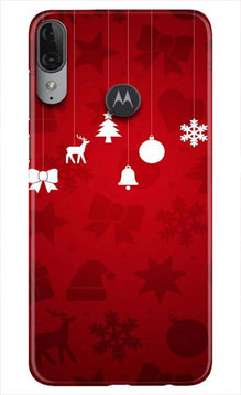 Christmas Mobile Back Case for Moto E6s (Design - 78)