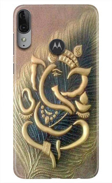 Lord Ganesha Mobile Back Case for Moto E6s (Design - 100)