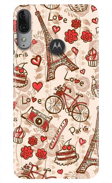 Love Paris Case for Moto E6s  (Design - 103)