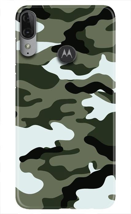Army Camouflage Case for Moto E6s  (Design - 108)