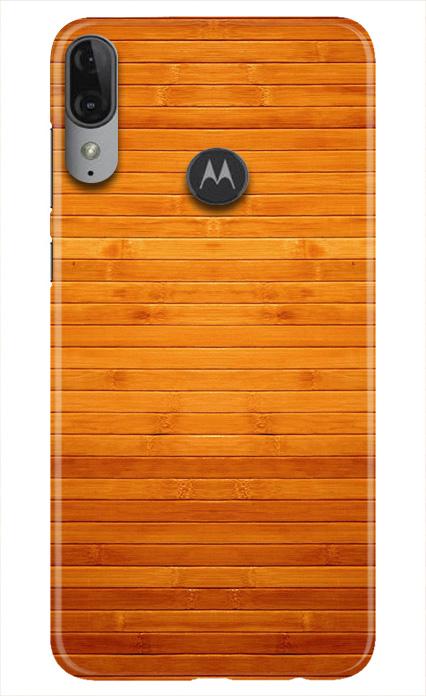 Wooden Look Case for Moto E6s  (Design - 111)