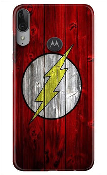 Flash Superhero Mobile Back Case for Moto E6s  (Design - 116)