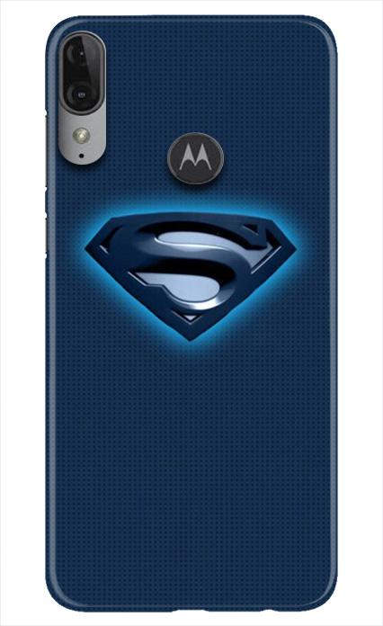Superman Superhero Case for Moto E6s(Design - 117)
