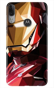 Iron Man Superhero Mobile Back Case for Moto E6s  (Design - 122)