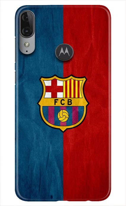 FCB Football Case for Moto E6s(Design - 123)
