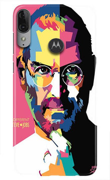 Steve Jobs Mobile Back Case for Moto E6s  (Design - 132)