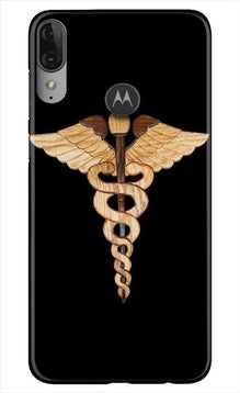 Doctor Logo Mobile Back Case for Moto E6s  (Design - 134)