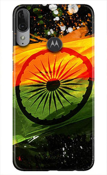 Indian Flag Mobile Back Case for Moto E6s  (Design - 137)