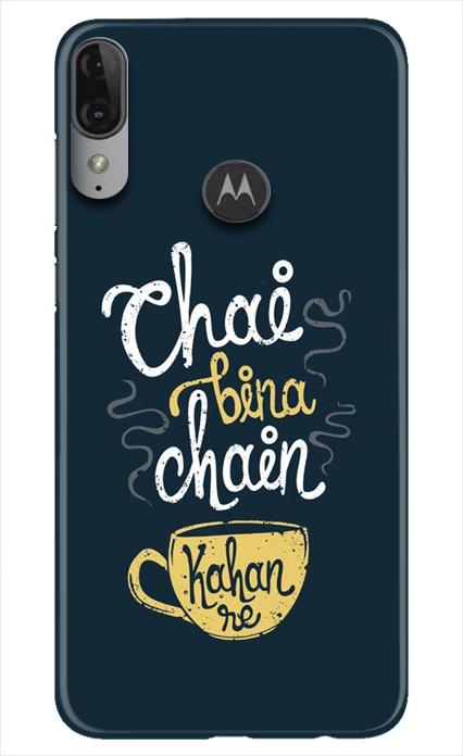 Chai Bina Chain Kahan Case for Moto E6s  (Design - 144)