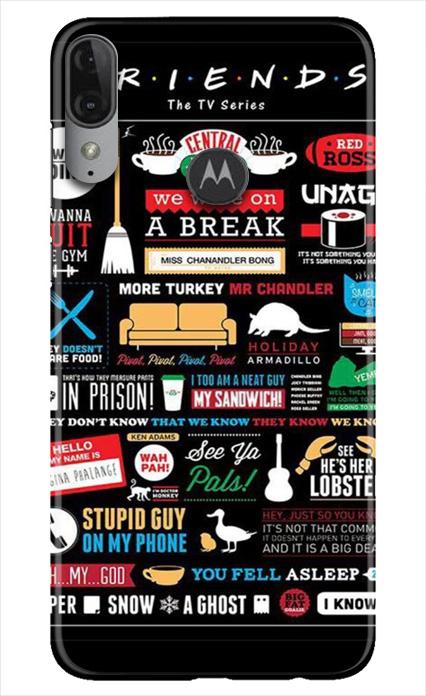 Friends Case for Moto E6s  (Design - 145)