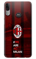 AC Milan Case for Moto E6s  (Design - 155)