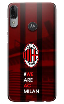 AC Milan Mobile Back Case for Moto E6s  (Design - 155)