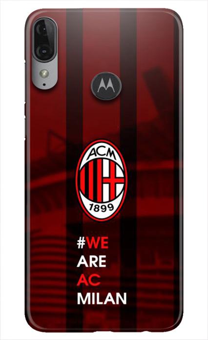 AC Milan Case for Moto E6s  (Design - 155)