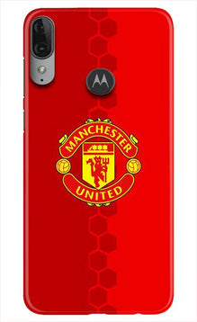 Manchester United Mobile Back Case for Moto E6s  (Design - 157)