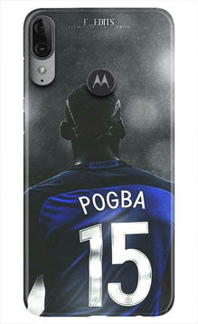 Pogba Mobile Back Case for Moto E6s  (Design - 159)