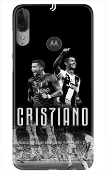 Cristiano Mobile Back Case for Moto E6s  (Design - 165)